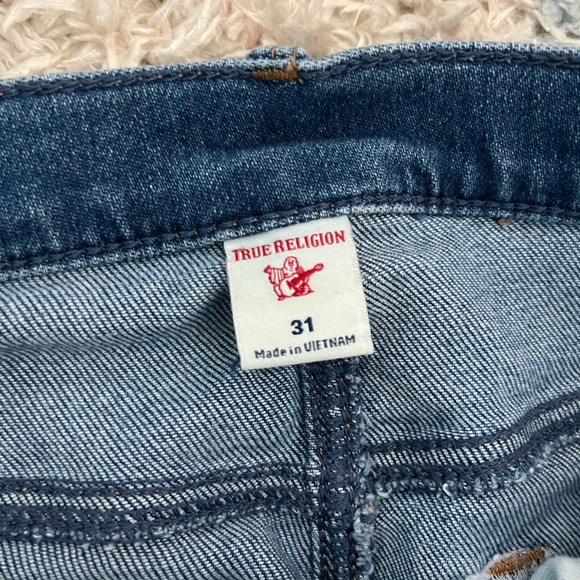 TRUE RELIGION~ “CAIA” ULTRA HIGH RISE RHINESTONE SKINNY JEANS SZ.31 - Picture 5 of 8